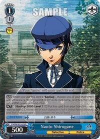 Naoto Shirogane - Persona 4 ver.E - Weiss Schwarz card