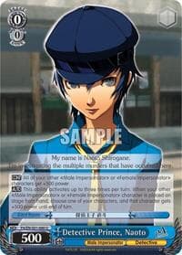 Detective Prince, Naoto - Persona 4 ver.E - Weiss Schwarz card