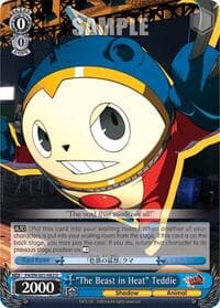 "The Beast in Heat" Teddie - Persona 4 ver.E - Weiss Schwarz card