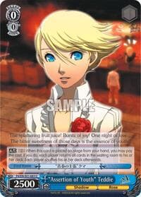 "Assertion of Youth" Teddie - Persona 4 ver.E - Weiss Schwarz card