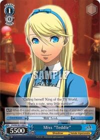 Miss "Teddie" - Persona 4 ver.E - Weiss Schwarz card