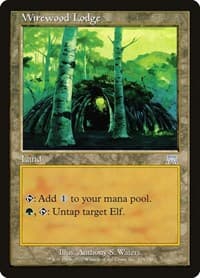 Wirewood Lodge - Onslaught - Magic: The Gathering card