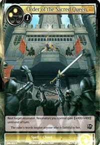 Order of the Sacred Queen - The Seven Kings of the Lands - Force of Will card
