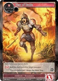 Fear of Battle - The Seven Kings of the Lands - Force of Will card
