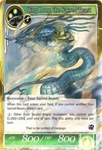 Qing Long, the Sacred Beast - The Seven Kings of the Lands - Force of Will card