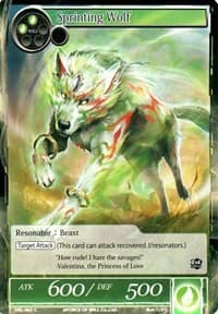 Sprinting Wolf - The Seven Kings of the Lands - Force of Will card