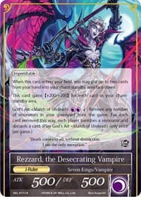 Rezzard, the Undead Lord // Rezzard, the Desecrating Vampire - The Seven Kings of the Lands - Force of Will card