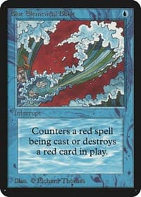 Blue Elemental Blast - Alpha Edition - Magic: The Gathering card