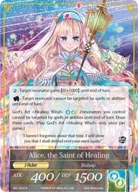 Alice, the Girl in the Looking Glass // Alice, the Saint of Healing - The Seven Kings of the Lands - Force of Will card