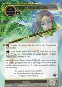Horn of Sacred Beasts - The Seven Kings of the Lands - Force of Will card