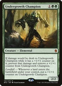 Undergrowth Champion - Battle for Zendikar - Magic: The Gathering card