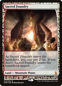 Sacred Foundry - Zendikar Expeditions - Magic: The Gathering card
