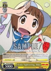 Osaka Sightseeing, Mako - KILL la KILL - Weiss Schwarz card