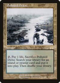 Polluted Delta - Onslaught - Magic: The Gathering card