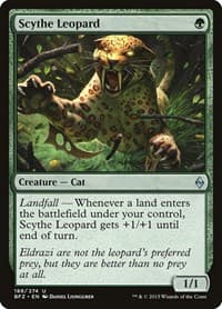 Scythe Leopard - Battle for Zendikar - Magic: The Gathering card