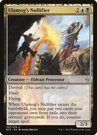 Ulamog's Nullifier - Battle for Zendikar - Magic: The Gathering card
