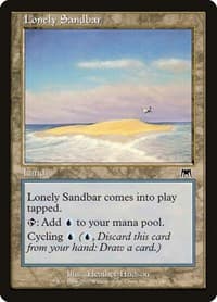 Lonely Sandbar - Onslaught - Magic: The Gathering card