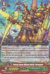 Poison Spear Mutant Deity, Paraspear - G-BT04: Soul Strike Against The Supreme - Cardfight Vanguard card