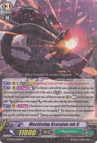 Machining Scorpion mk II - G-BT04: Soul Strike Against The Supreme - Cardfight Vanguard card