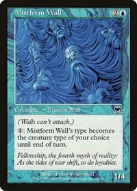 Mistform Wall - Onslaught - Magic: The Gathering card