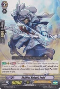 Skillful Knight, Jedd - G-BT04: Soul Strike Against The Supreme - Cardfight Vanguard card