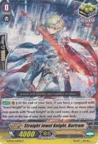 Straight Jewel Knight, Bartram - G-BT04: Soul Strike Against The Supreme - Cardfight Vanguard card