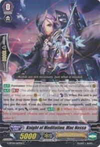 Knight of Meditation, Mac Nessa - G-BT04: Soul Strike Against The Supreme - Cardfight Vanguard card