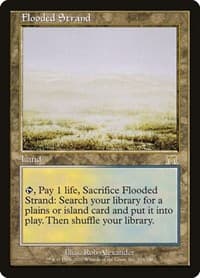 Flooded Strand - Onslaught - Magic: The Gathering card