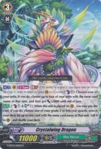 Crystalwing Dragon - G-BT04: Soul Strike Against The Supreme - Cardfight Vanguard card