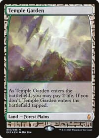Temple Garden - Zendikar Expeditions - Magic: The Gathering card