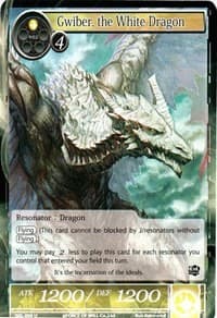Gwiber, the White Dragon - The Seven Kings of the Lands - Force of Will card