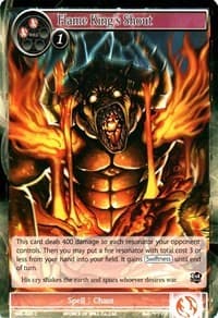 Flame King's Shout - The Seven Kings of the Lands - Force of Will card