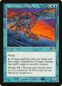 Quicksilver Dragon - Onslaught - Magic: The Gathering card