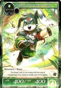 Herald of the Beast Lady - The Seven Kings of the Lands - Force of Will card