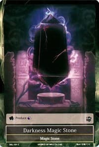 Darkness Magic Stone - The Seven Kings of the Lands - Force of Will card