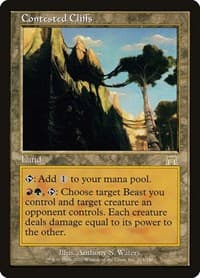Contested Cliffs - Onslaught - Magic: The Gathering card