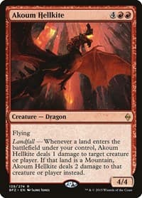 Akoum Hellkite - Battle for Zendikar - Magic: The Gathering card