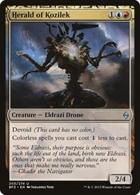 Herald of Kozilek - Battle for Zendikar - Magic: The Gathering card
