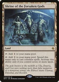 Shrine of the Forsaken Gods - Battle for Zendikar - Magic: The Gathering card