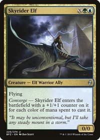 Skyrider Elf - Battle for Zendikar - Magic: The Gathering card