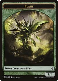 Plant Token - Battle for Zendikar - Magic: The Gathering card