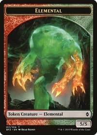 Elemental Token (011) - Battle for Zendikar - Magic: The Gathering card