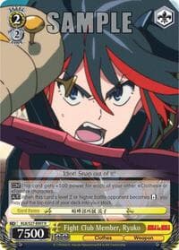 Fight Club Member, Ryuko - KILL la KILL - Weiss Schwarz card
