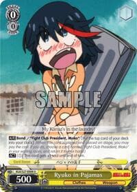 Ryuko in Pajamas - KILL la KILL - Weiss Schwarz card