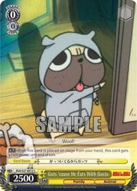 Guts 'cause He Eats With Gusto - KILL la KILL - Weiss Schwarz card