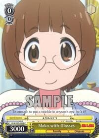 Mako with Glasses - KILL la KILL - Weiss Schwarz card