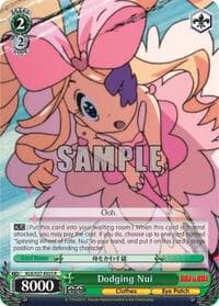 Dodging Nui - KILL la KILL - Weiss Schwarz card