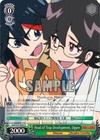 Head of Trap Development, Ogure - KILL la KILL - Weiss Schwarz card