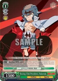 Boxing Club President, Fukuroda - KILL la KILL - Weiss Schwarz card
