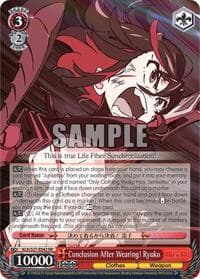 Conclusion After Wearing! Ryuko - KILL la KILL - Weiss Schwarz card